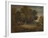 'Gipsy Encampment: Sunset', c1758, (1935)-Thomas Gainsborough-Framed Giclee Print