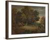 'Gipsy Encampment: Sunset', c1758, (1935)-Thomas Gainsborough-Framed Giclee Print