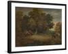 'Gipsy Encampment: Sunset', c1758, (1935)-Thomas Gainsborough-Framed Giclee Print