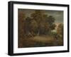 'Gipsy Encampment: Sunset', c1758, (1935)-Thomas Gainsborough-Framed Giclee Print