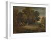 'Gipsy Encampment: Sunset', c1758, (1935)-Thomas Gainsborough-Framed Giclee Print