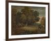 'Gipsy Encampment: Sunset', c1758, (1935)-Thomas Gainsborough-Framed Giclee Print