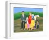 Gipsy Family, 1986-Magdolna Ban-Framed Giclee Print