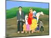 Gipsy Family, 1986-Magdolna Ban-Mounted Giclee Print