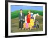 Gipsy Family, 1986-Magdolna Ban-Framed Giclee Print