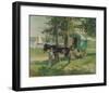 Gipsy Waggon-Camille Pissarro-Framed Collectable Print