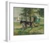 Gipsy Waggon-Camille Pissarro-Framed Collectable Print