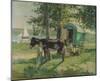 Gipsy Waggon-Camille Pissarro-Mounted Collectable Print