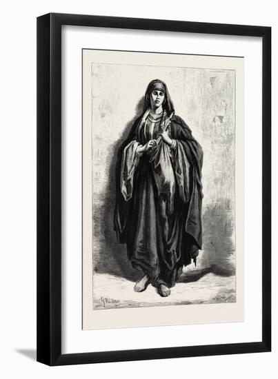 Gipsy Woman of Ghawazee, Egypt, 1879-null-Framed Giclee Print