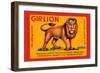 Gir Lion-null-Framed Art Print