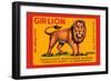 Gir Lion-null-Framed Art Print