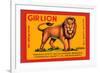 Gir Lion-null-Framed Premium Giclee Print