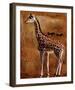 Girafe-Olga Ilic-Framed Art Print