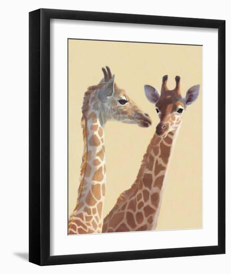 Girafes-Triaureay-Framed Art Print