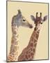 Girafes-Triaureay-Mounted Art Print