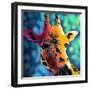 Giraffe 1-Marlene Watson-Framed Giclee Print