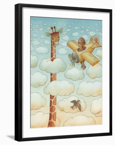 Giraffe, 2005-Kestutis Kasparavicius-Framed Giclee Print