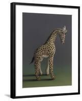 Giraffe - After Agasse, 2019,-Peter Jones-Framed Giclee Print