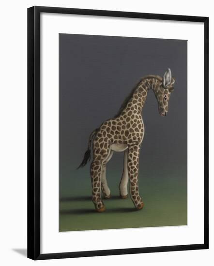 Giraffe - After Agasse, 2019,-Peter Jones-Framed Giclee Print