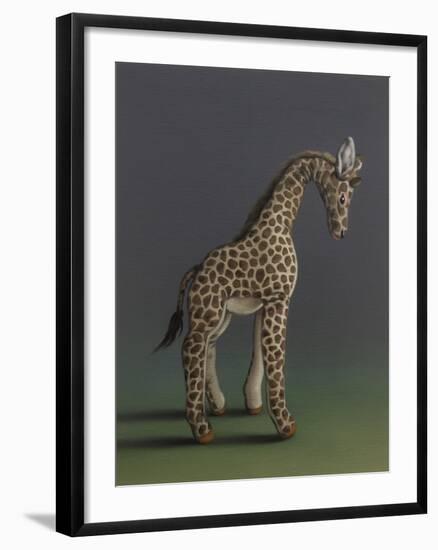 Giraffe - After Agasse, 2019,-Peter Jones-Framed Giclee Print