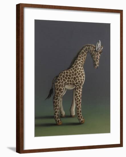 Giraffe - After Agasse, 2019,-Peter Jones-Framed Giclee Print