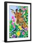 Giraffe and Birds-Isabelle Brent-Framed Photographic Print