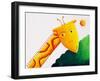 Giraffe and Sun, 2002-Julie Nicholls-Framed Giclee Print