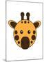 Giraffe - Animaru Cartoon Animal Print-Animaru-Mounted Giclee Print
