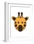 Giraffe - Animaru Cartoon Animal Print-Animaru-Framed Giclee Print