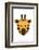 Giraffe - Animaru Cartoon Animal Print-Animaru-Framed Giclee Print