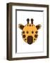 Giraffe - Animaru Cartoon Animal Print-Animaru-Framed Giclee Print