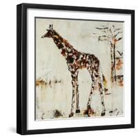 Giraffe Attack-Jodi Maas-Framed Giclee Print