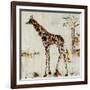 Giraffe Attack-Jodi Maas-Framed Giclee Print