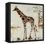 Giraffe Attack-Jodi Maas-Framed Stretched Canvas