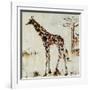 Giraffe Attack-Jodi Maas-Framed Giclee Print