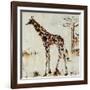 Giraffe Attack-Jodi Maas-Framed Giclee Print