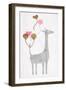 Giraffe Baloons-Jace Grey-Framed Art Print