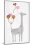 Giraffe Baloons-Jace Grey-Mounted Art Print