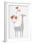 Giraffe Baloons-Jace Grey-Framed Art Print