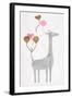 Giraffe Baloons-Jace Grey-Framed Art Print