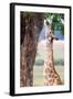 Giraffe, Chobe National Park, Botswana, Africa-Karen Deakin-Framed Premium Photographic Print