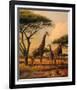 Giraffe Family-Clive Kay-Framed Art Print