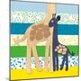 Giraffe Family-Z Studio-Mounted Art Print