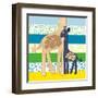 Giraffe Family-Z Studio-Framed Art Print