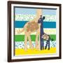 Giraffe Family-Z Studio-Framed Art Print