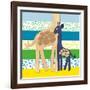 Giraffe Family-Z Studio-Framed Art Print