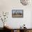 Giraffe (Giraffa Camelopardalis) Gathered at Waterhole, Etosha National Park, Namibia, Africa-Ann and Steve Toon-Framed Stretched Canvas displayed on a wall