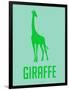 Giraffe Green-NaxArt-Framed Art Print