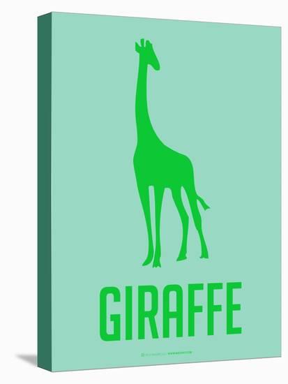 Giraffe Green-NaxArt-Stretched Canvas