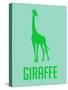 Giraffe Green-NaxArt-Stretched Canvas